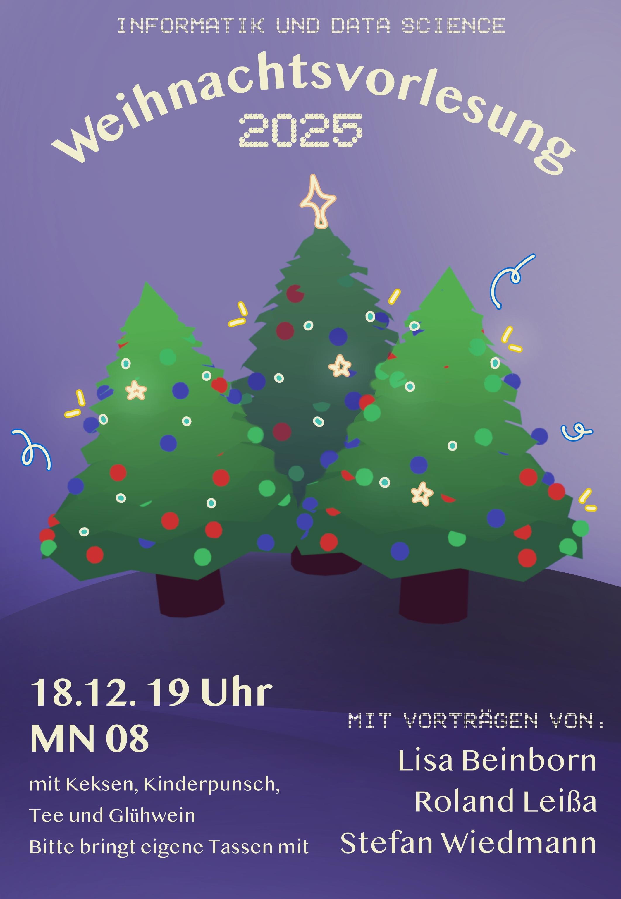 fig: Weihnachtsvorlesungsplakat 2025
